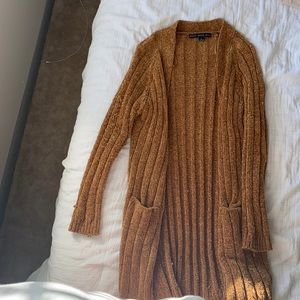 Mustard Chenille Duster